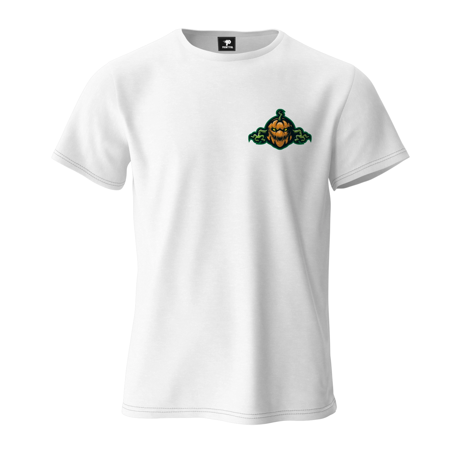 Monster Ön Ve Arka Baskılı T-Shirt