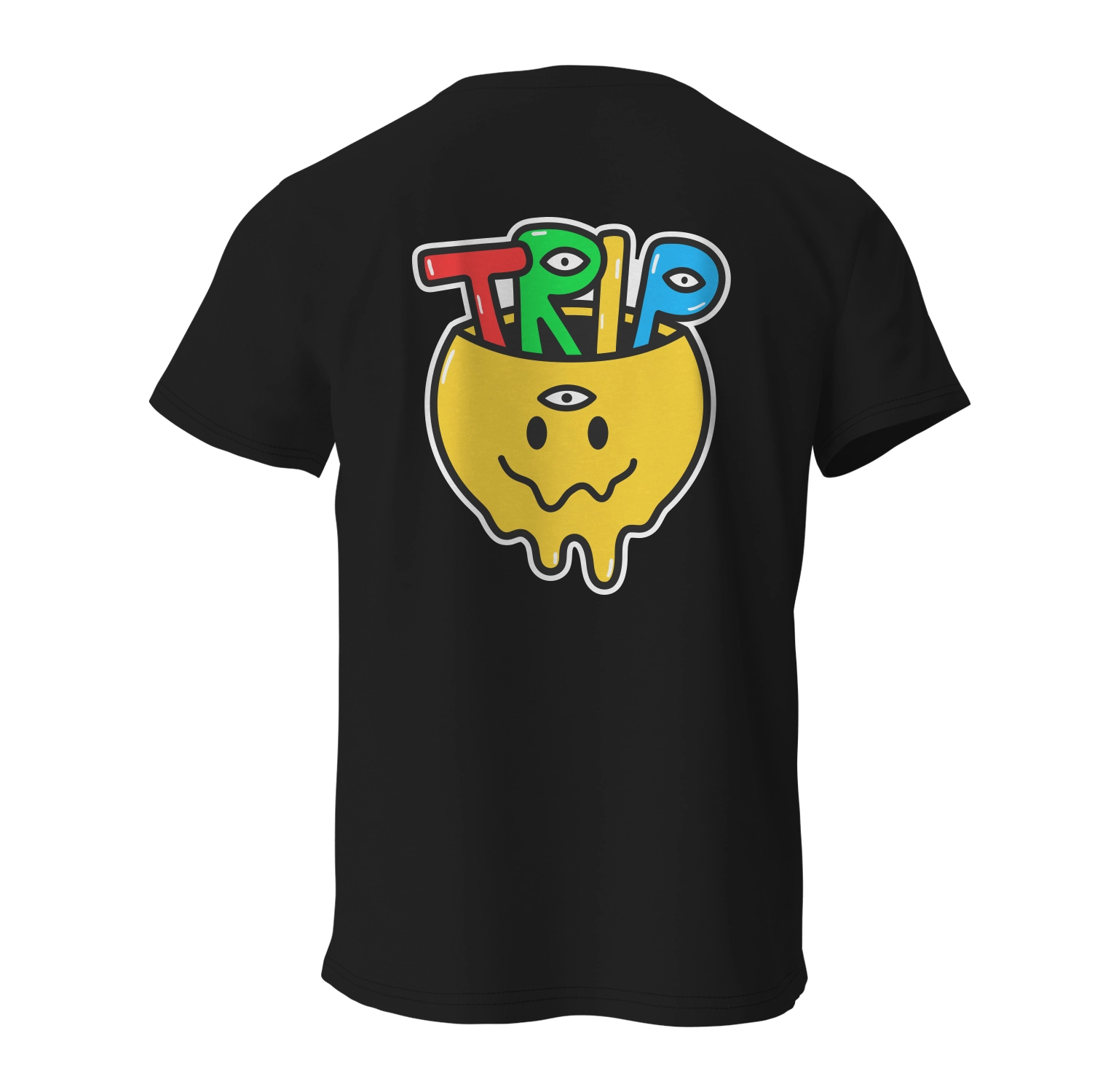 Trip Ön Ve Arka Baskılı T-Shirt